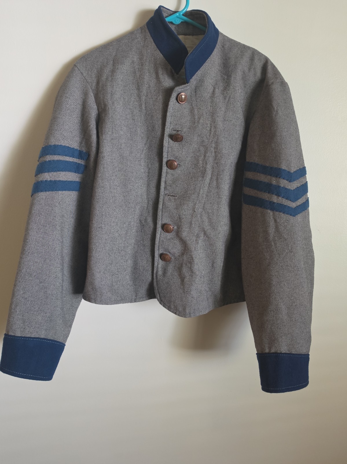 ANDREW KASHMEAR NOT ONE STITCH BACK BEUREGUARDS TAILORS CSA CIVIL WAR Frock 42 R ANDREW KASHMEAR NOT ONE STITCH BACK BEUREGUARDS TAILORS CSA CIVIL WAR Frock 42 R