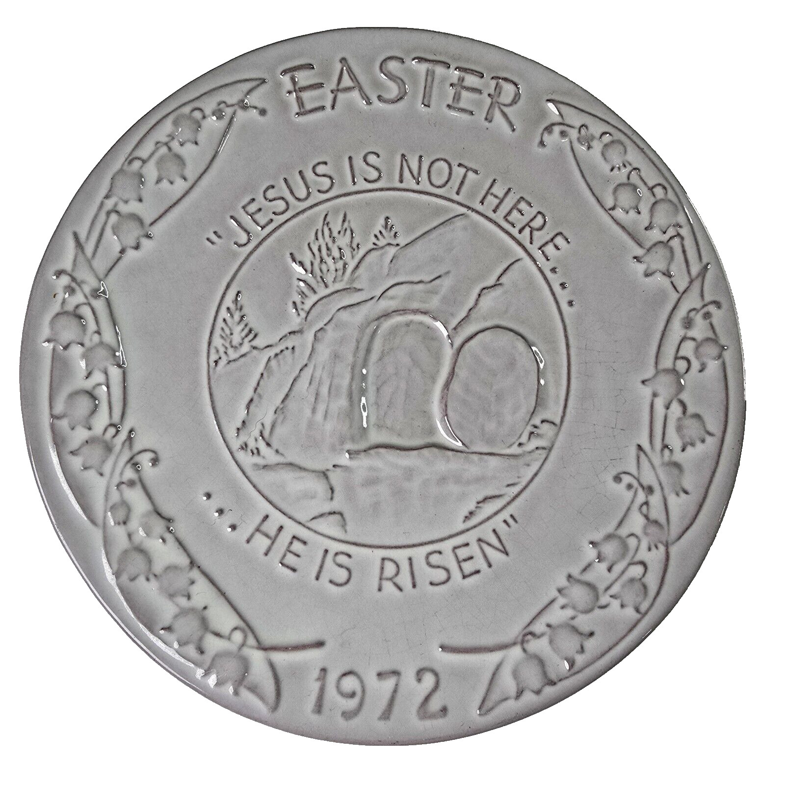 1972 Frankoma Oral Roberts Easter Plate 
