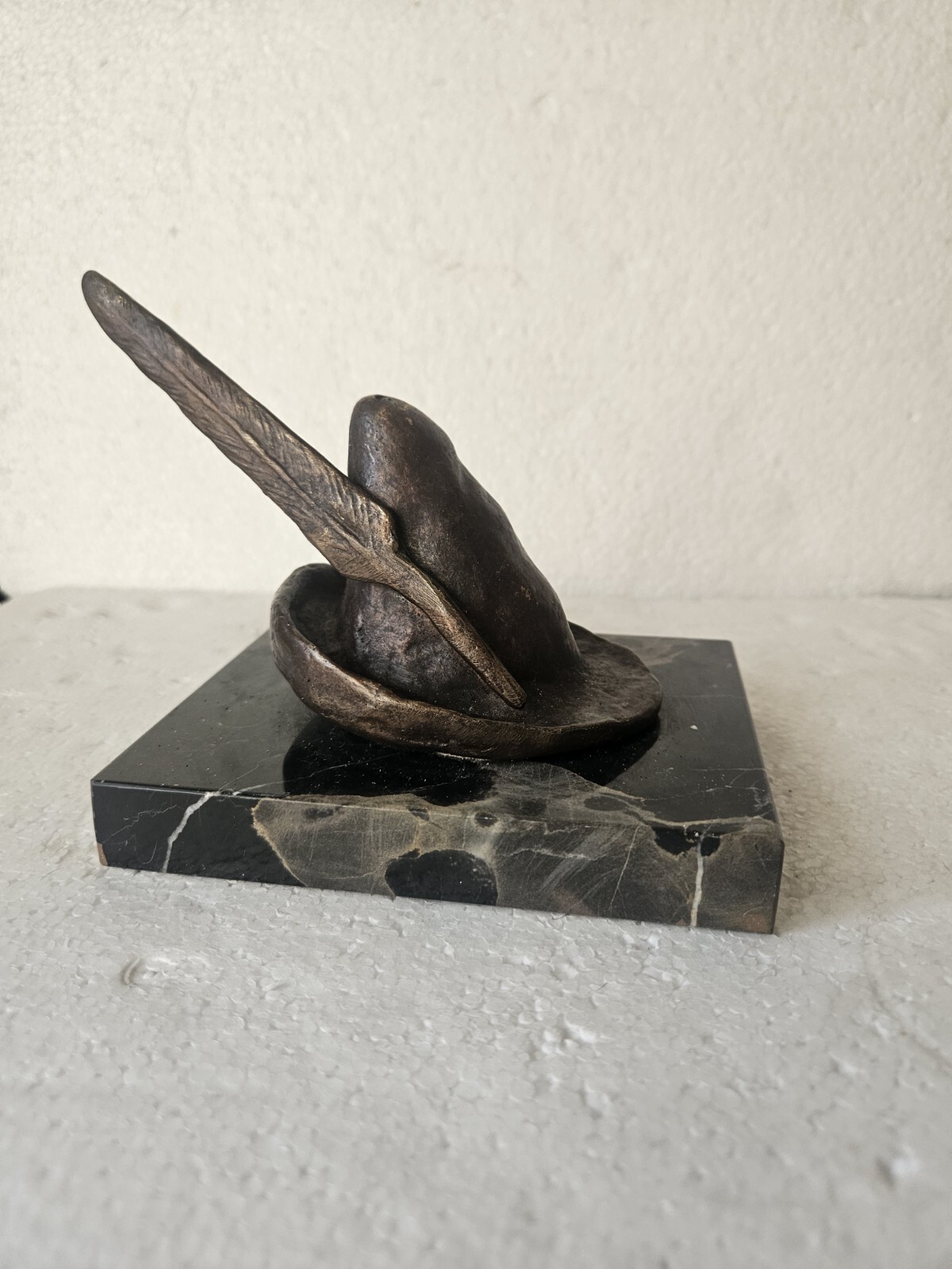 RRR RARE Antique Vintage Bronze Hunting Hat