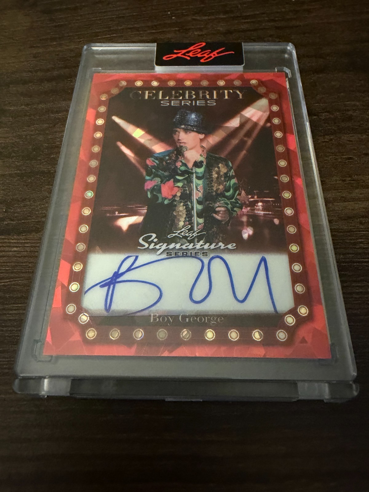 Boy George 2026 Leaf Signature Series Celebrity Auto 1/1 Culture Club