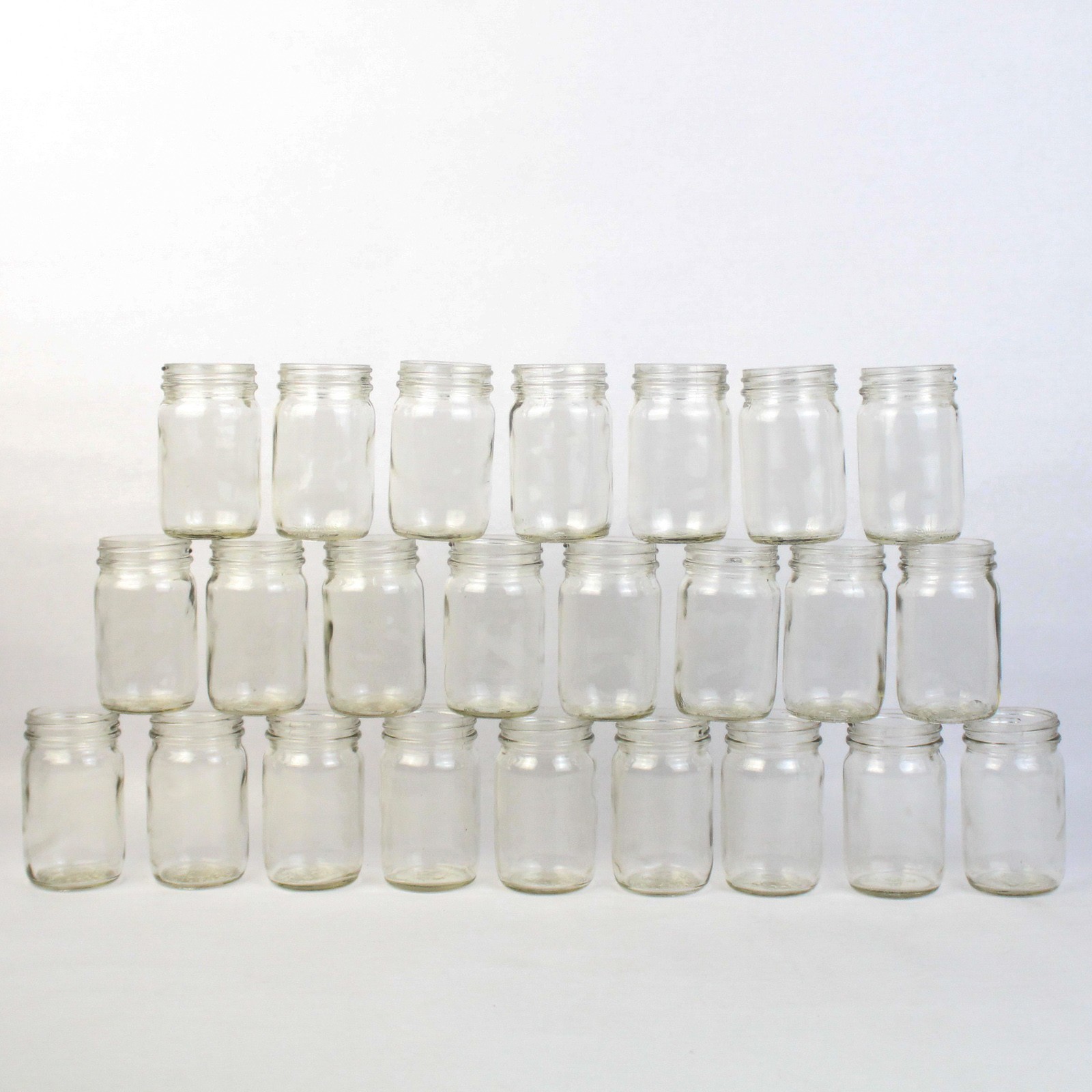 Vintage Box Of 25 WW II Huberd's Shoe Grease Jars With Lids in Original Box