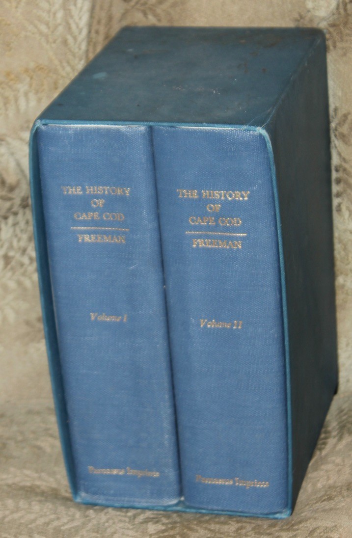 1965 HISTORY OF CAPE COD By FREDERICK FREEMAN Two Vol. Hardbound 1858 REPRINT
