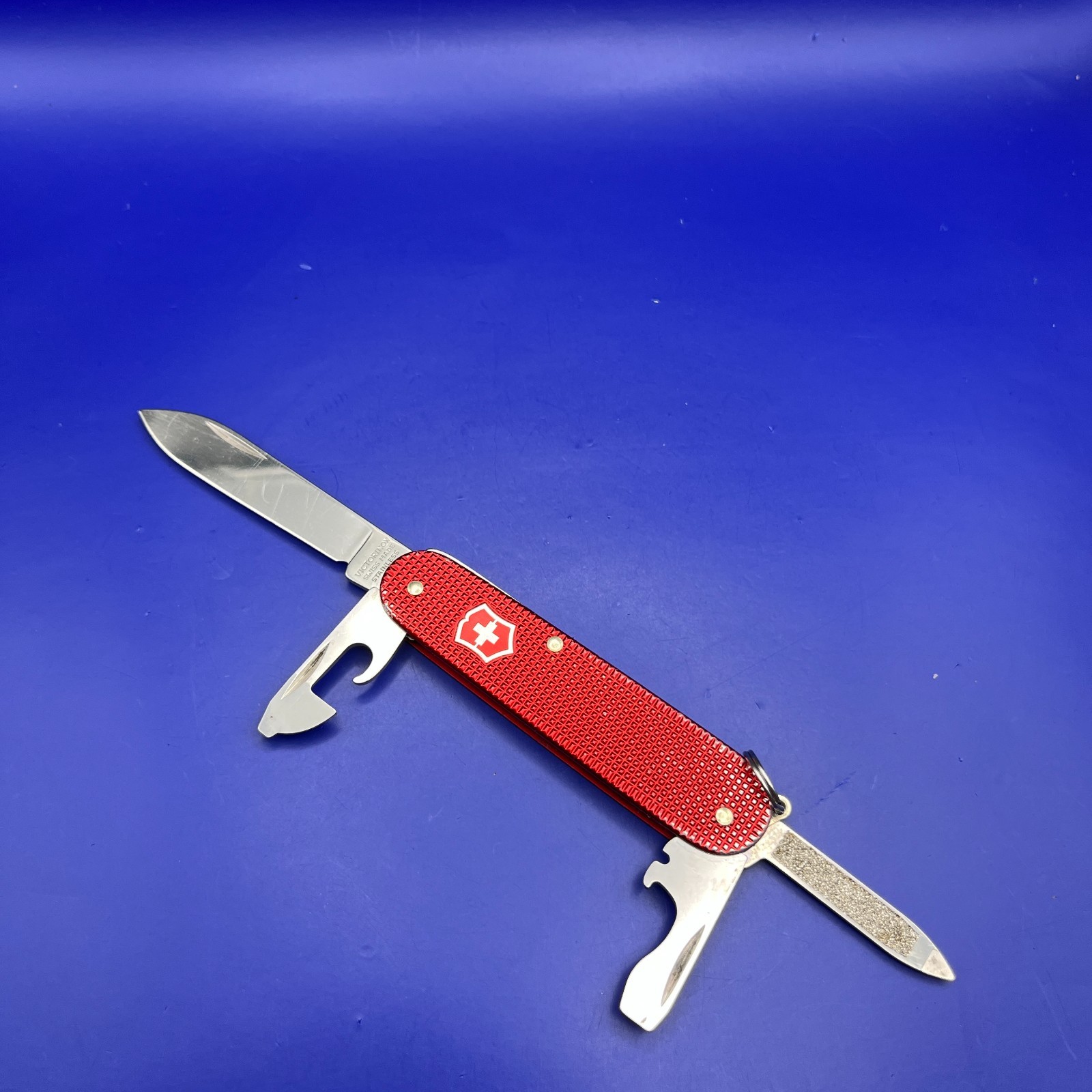 Victorinox Swiss Army Knife Red Alox Cadet 84mm