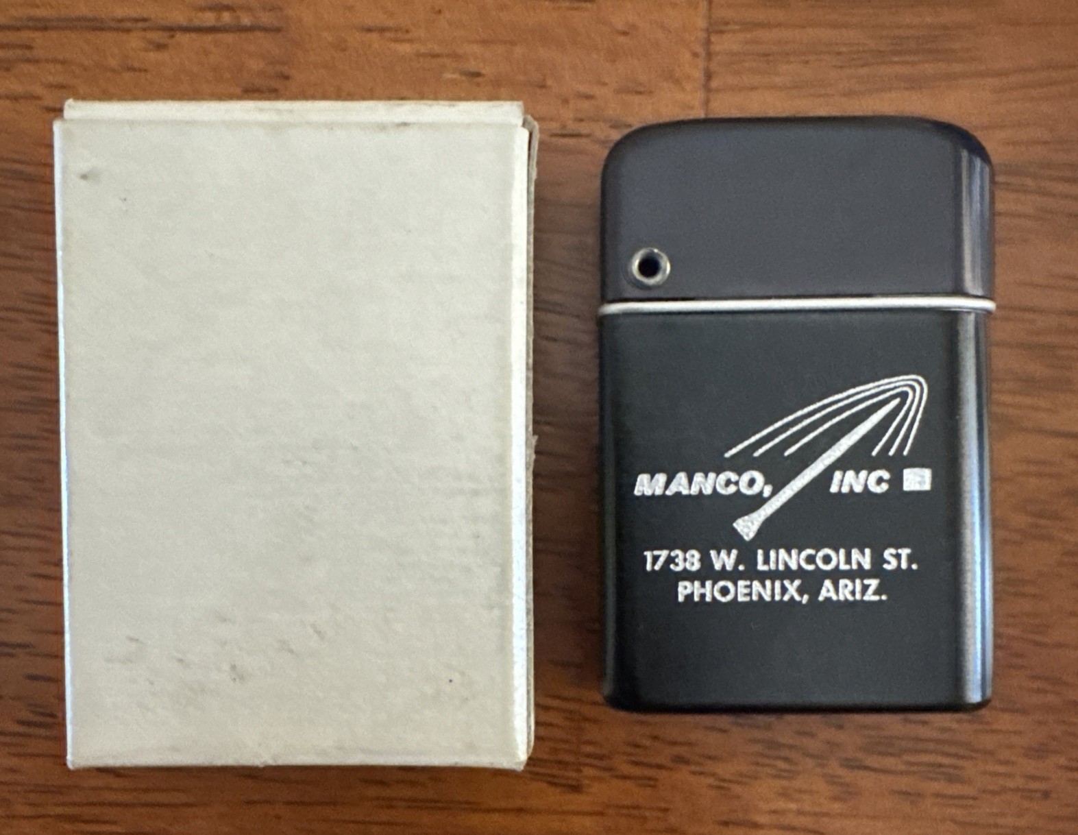 NOS Vintage Bowers Lighter - Manco Inc. Phoenix, AZ - w/ Original Box