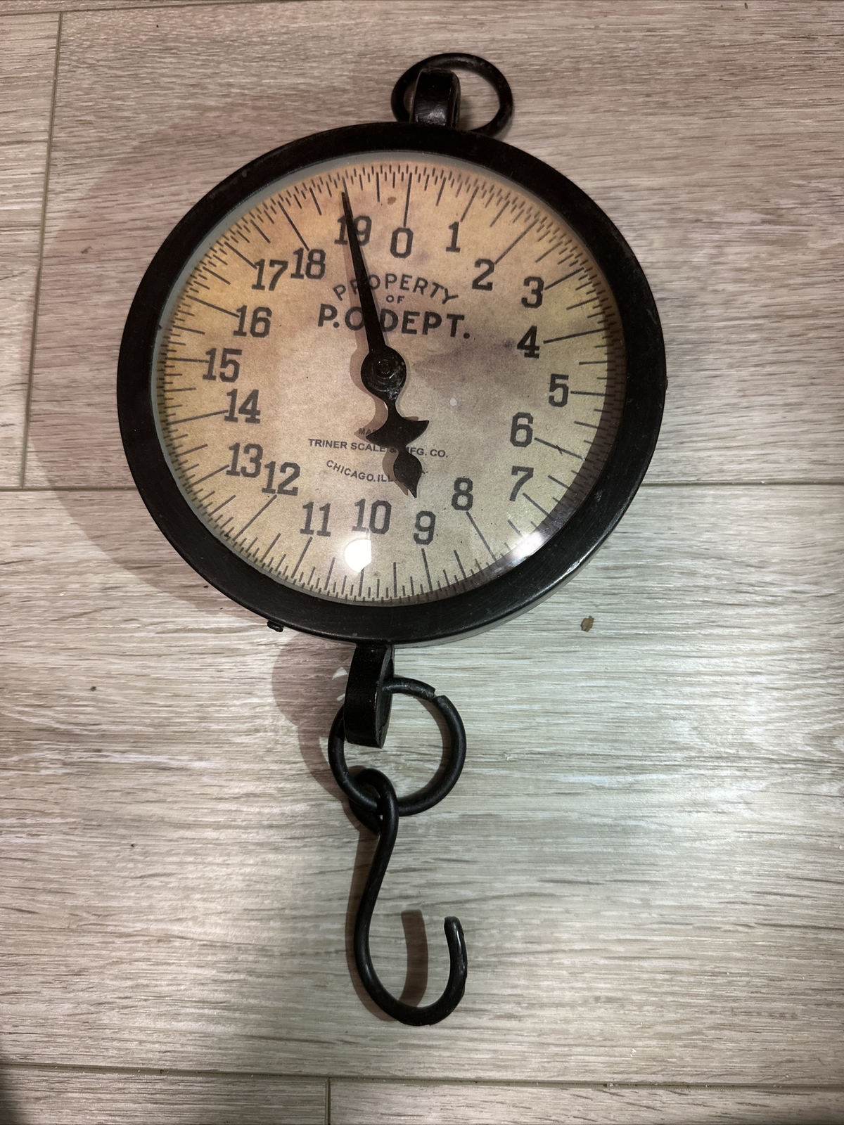 Vintage Triner 20lb Postal Scale Vintage Triner 20lb Postal Scale