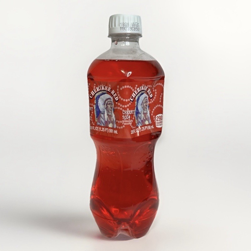 Cherikee Red 20oz Discontinued Cherry Soda Dr. Pepper 7UP RARE