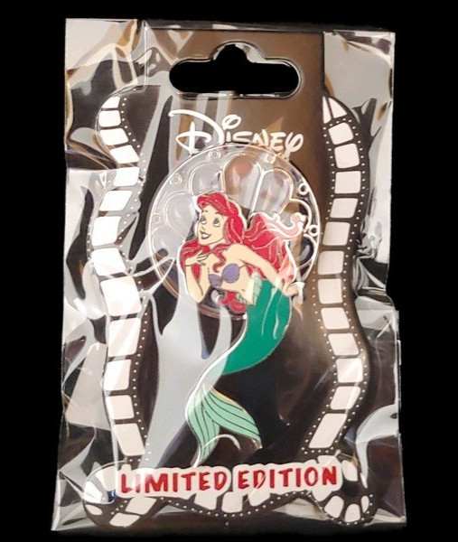 Disney Pin DSSH Ariel Clamshell Stained Glass Window Design Little Mermaid LE
