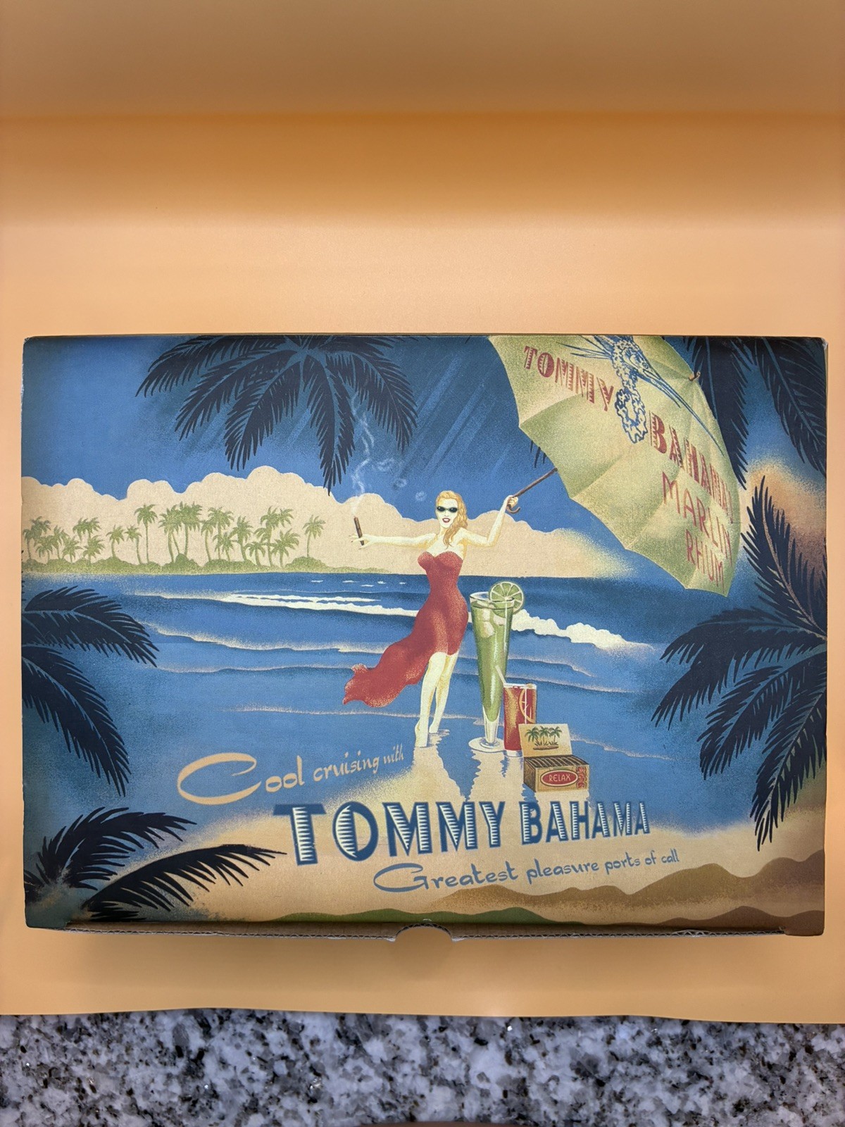 Vintage Tommy Bahama Cigar Cool Cruisin’ Cigar Ashtray 2006 BNIB