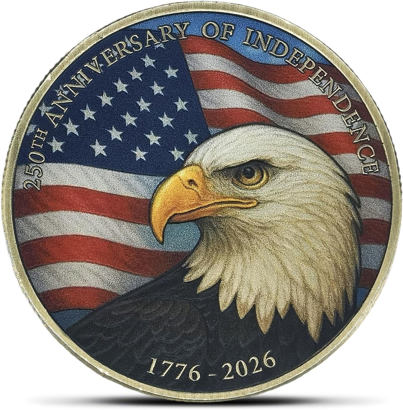 Limited Edition 250th Anniversary Coin - Celebrating American Freedom 1776-2026