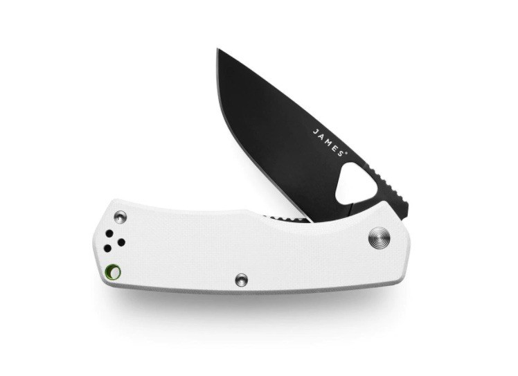 James Brand • THE FOLSOM • White G10 Handle w/ Black VG10 Blade