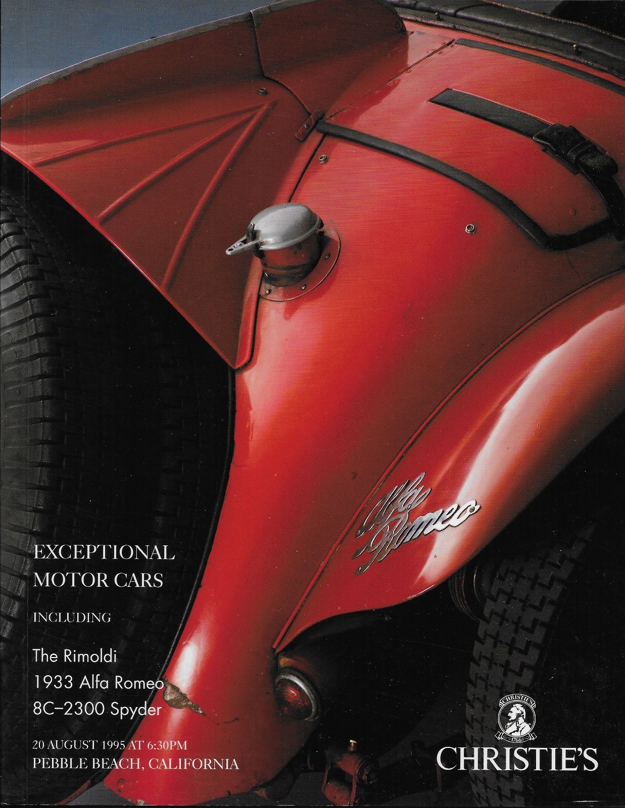 CHRISTIE\'S EXCEPTIONAL MOTOR CARS ~ PEBBLE BEACH, 1995 - 2 Volumes
