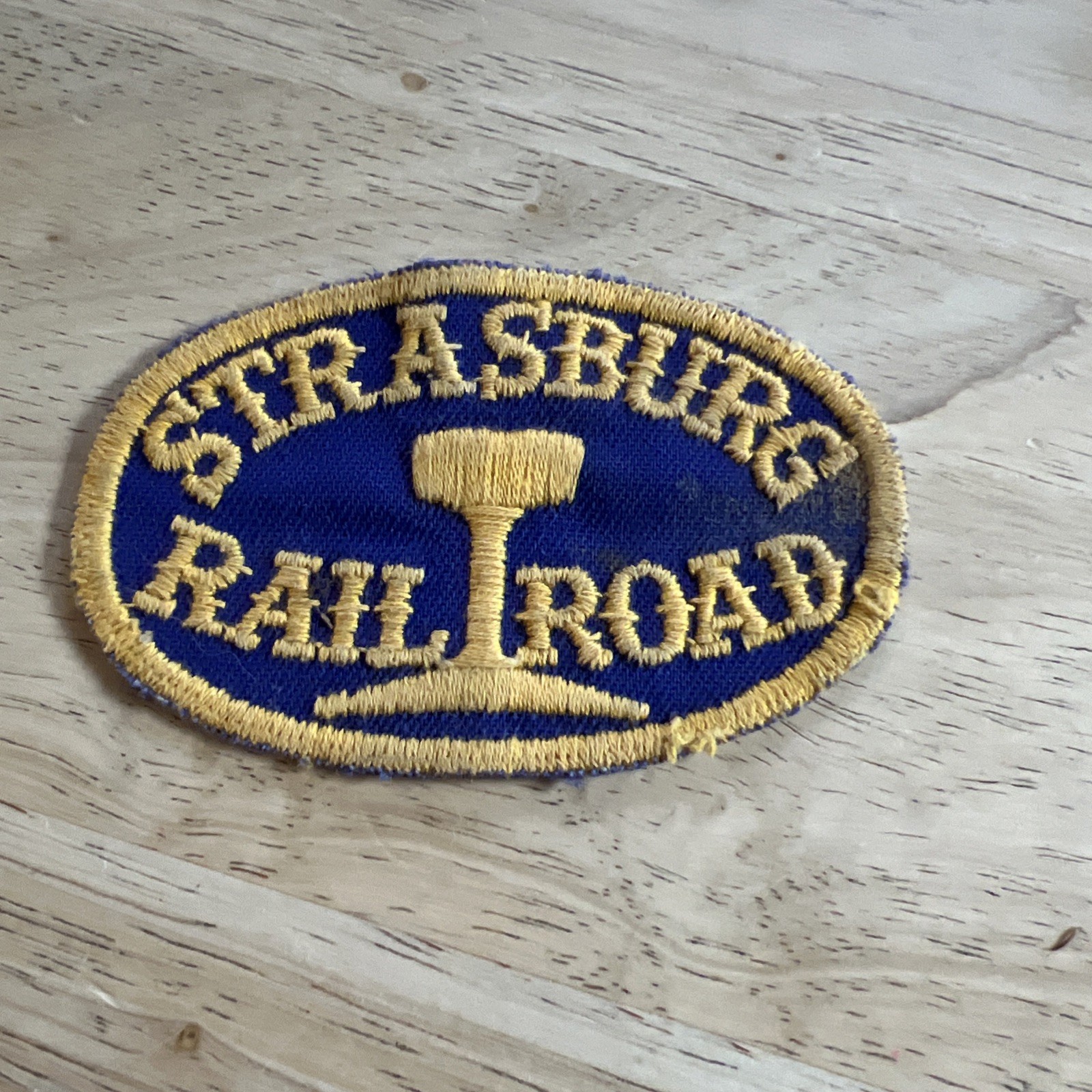 Vintage Strasburg Rail Road Patch, Founded in 1832, Oval Vintage Strasburg Rail Road Patch, Founded in 1832, Oval