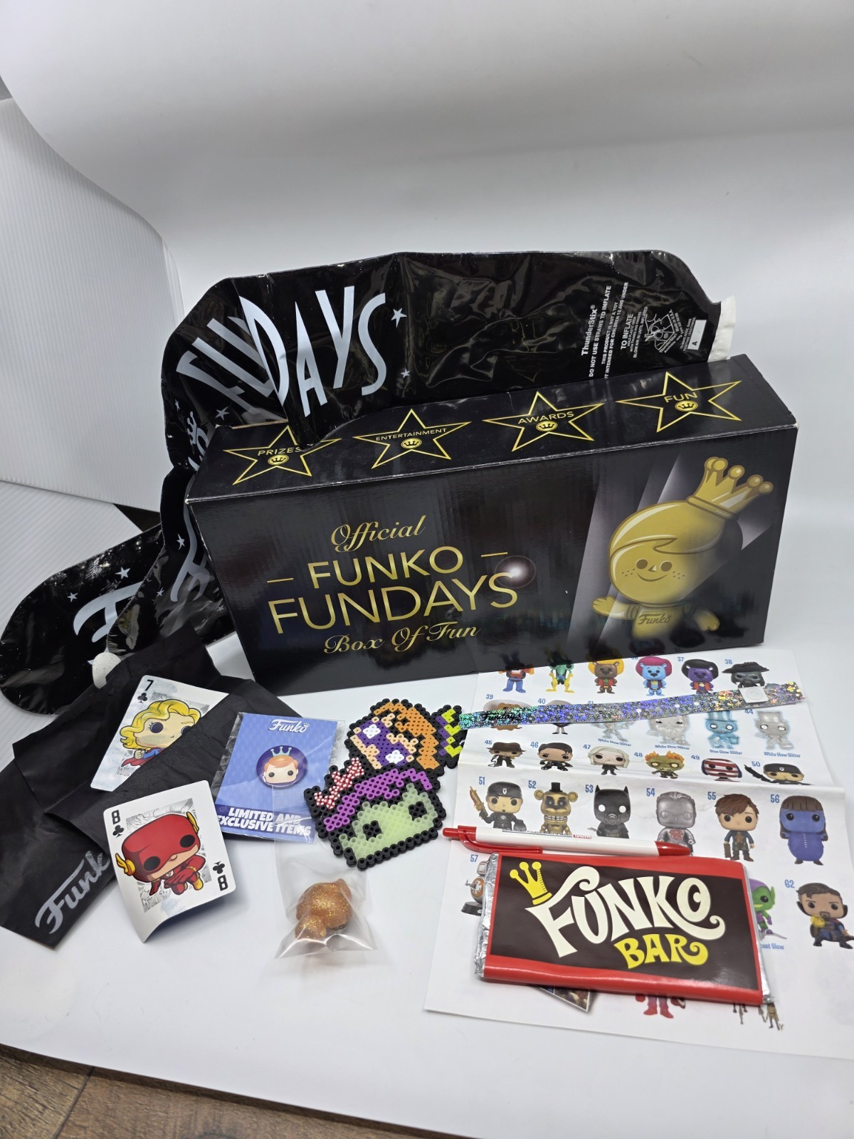 SDCC 2016 Funko Fundays Box Of Fun Wonka Funko Bar & More  