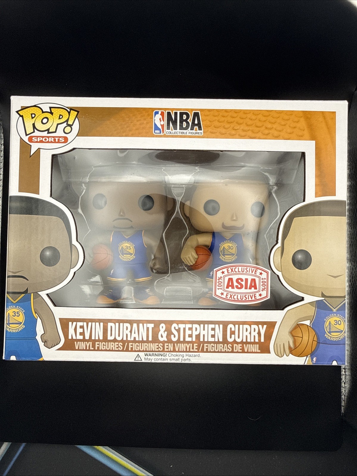 Funko Pop Sports NBA Kevin Durant+Stephen Curry 2PK Asia Exclusive with protect