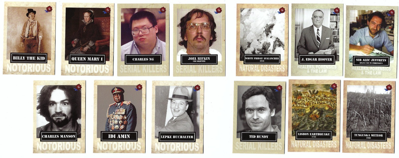2020 HISTORIC AUTOGRAPHS CHAOS EDITION LOT OF 13 CARDS