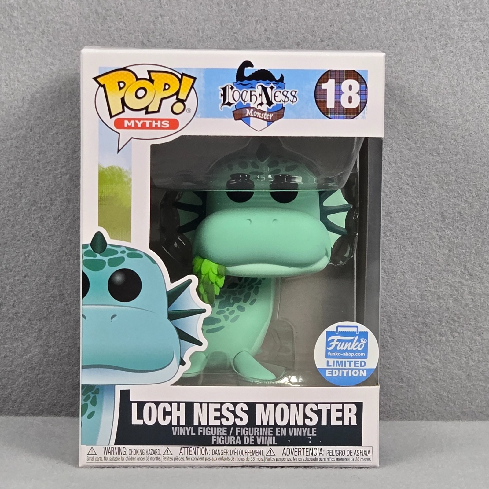 Funko Pop Myths LOCH NESS MONSTER Box 18 NIB 2019