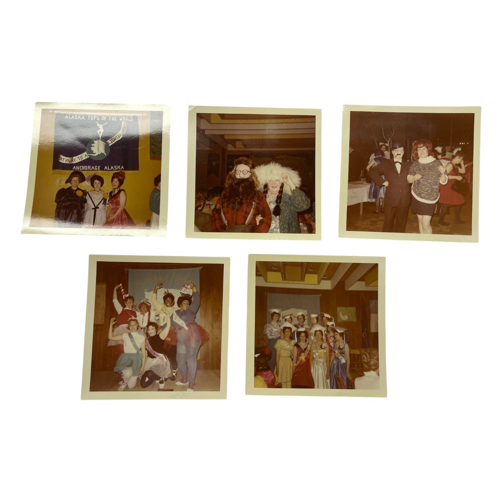 Alaska Costume Party Photos 1960s Anchorage Event Dance Masks Lot 5