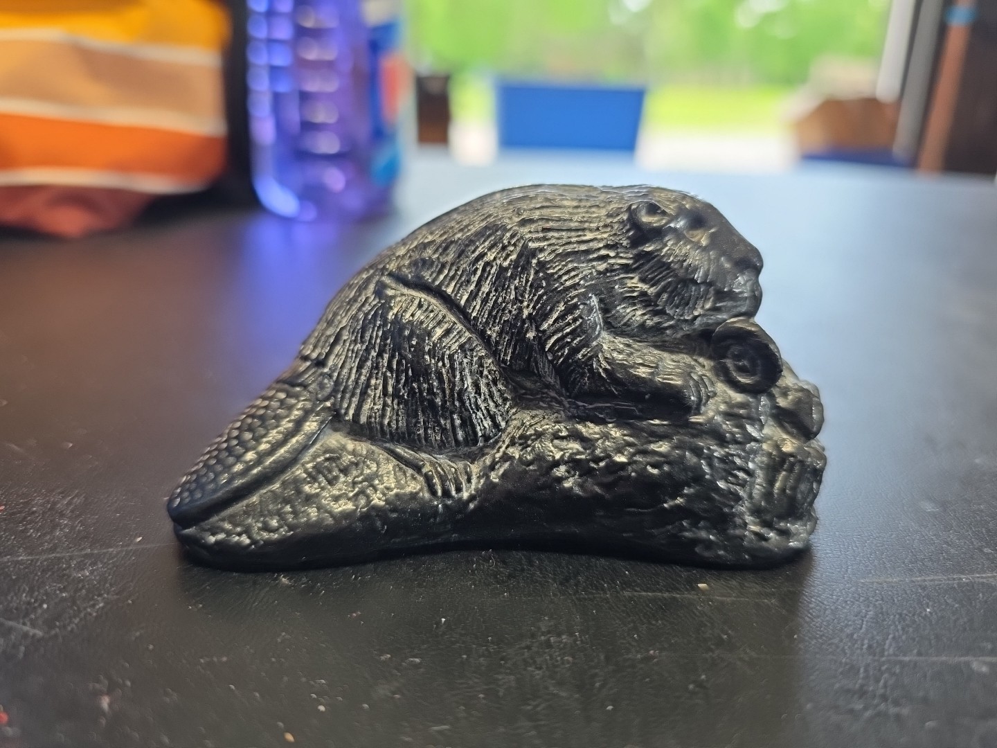 Vintage Beaver Soapstone Sculpture Aardik Collection Vintage Beaver Soapstone Sculpture Aardik Collection