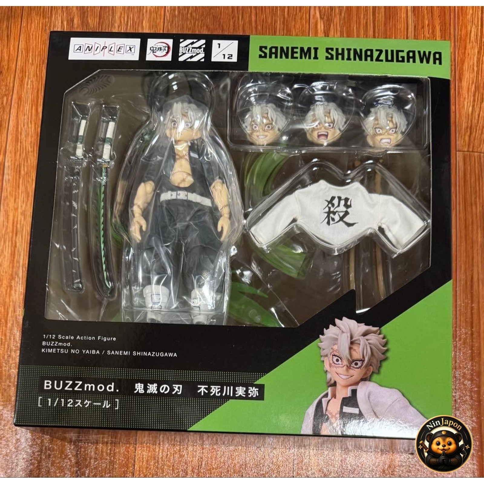 BUZZmod Sanemi Shinazugawa Figure ANIPLEX Demon Slayer Kimetsu no Yaiba Japan