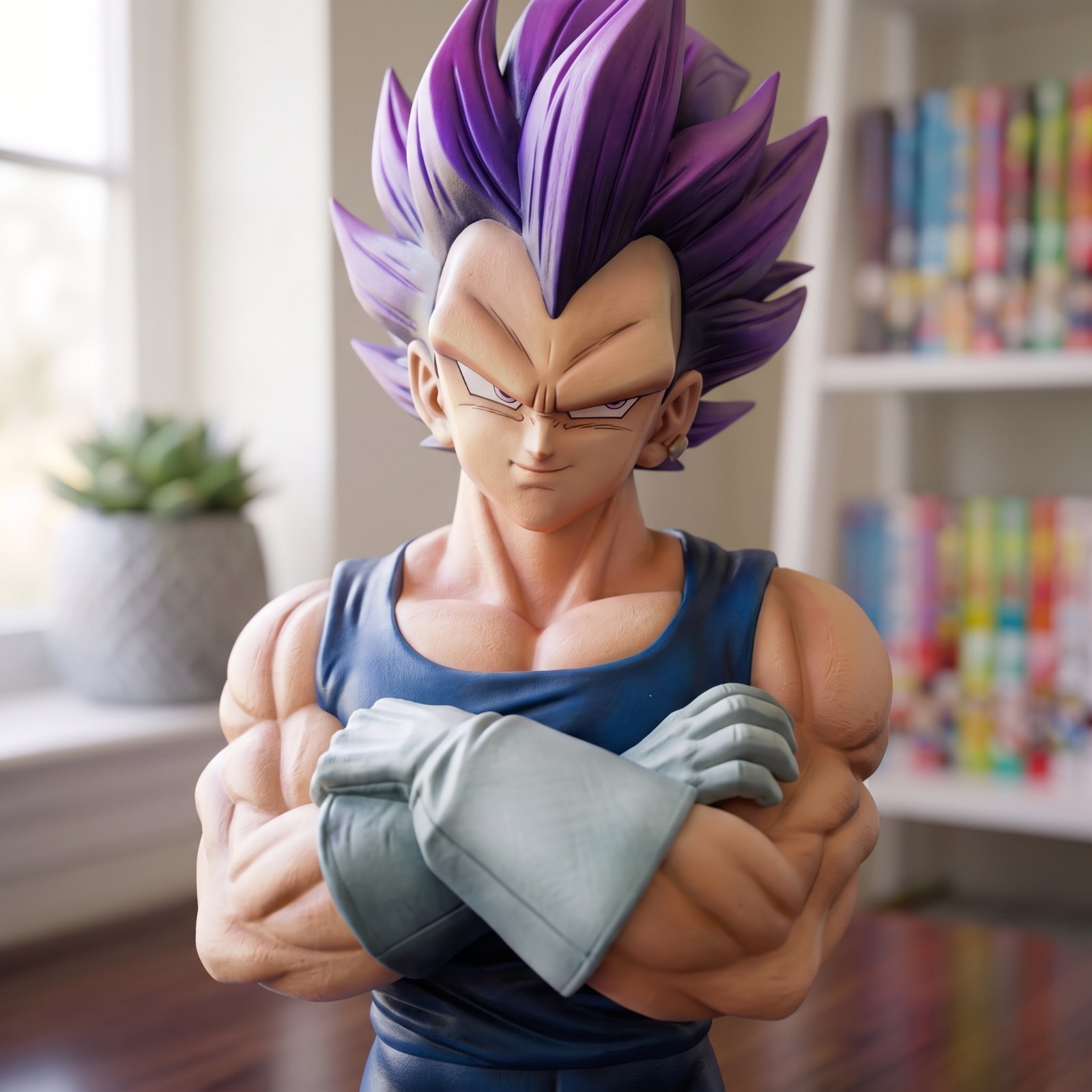 Dragon Ball Super Ultra Ego Vegeta Action Figure Anime Manga Statue Model Gift