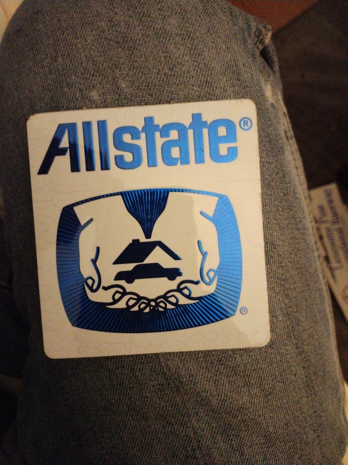 Vintage Allstate Insurance Sticker 