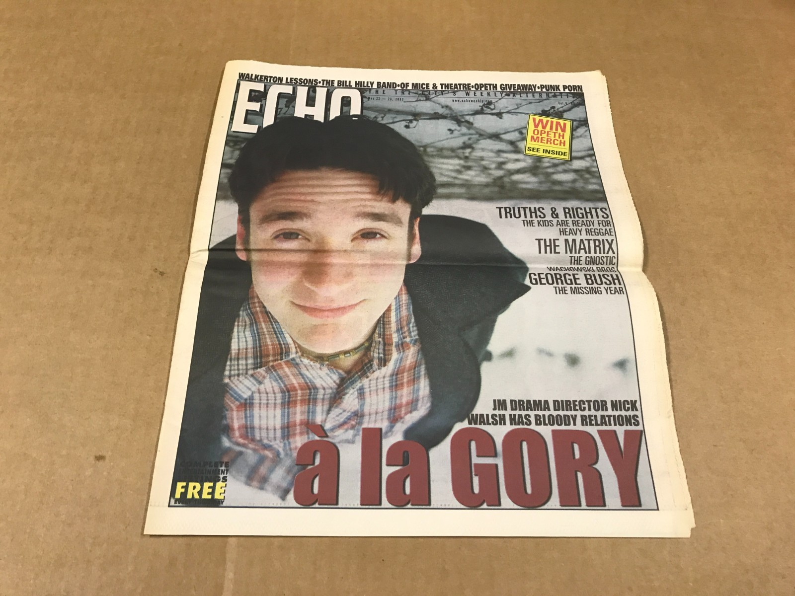 VTG Y2K Echo: The Tri-City\'s Weekly Alternative Newspaper, May 22-28, 2003