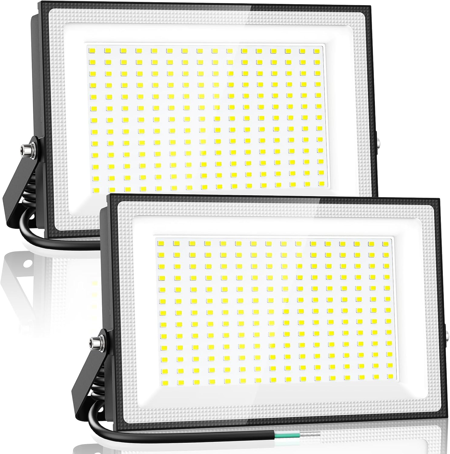 200W LED Flood Lights Outdoor, 18000LM Bright Security Light, IP66 Waterproof Ou