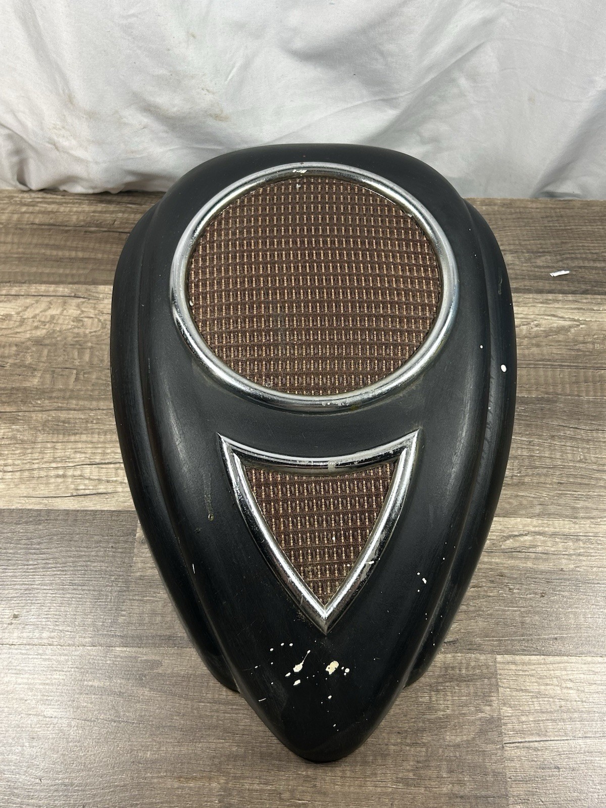 Vintage Seeburg Original? Teardrop Jukebox Speaker Black? Paint?Not Tested* Read Vintage Seeburg Original? Teardrop Jukebox Speaker Black? Paint?Not Tested* Read
