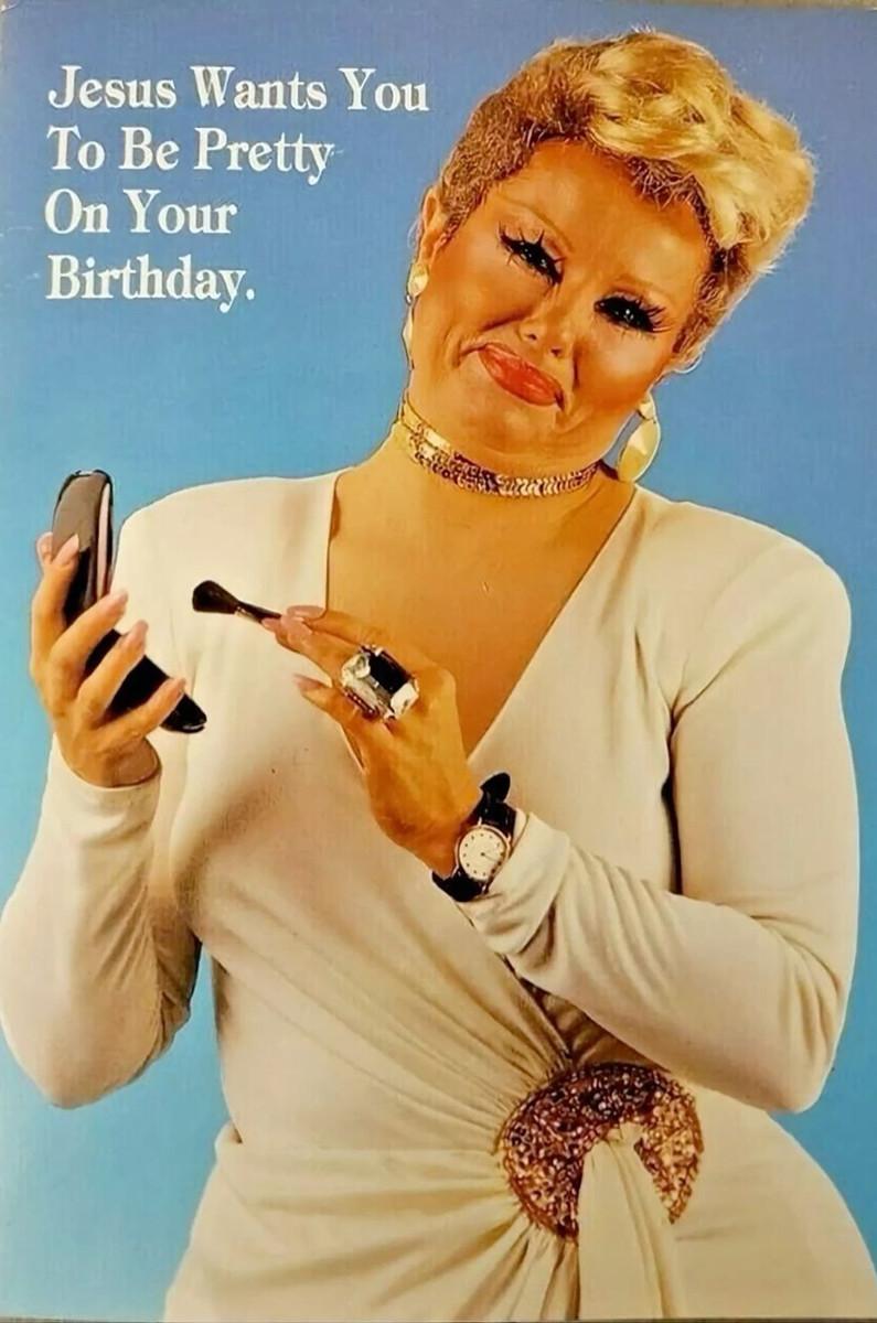 Tammy Faye Baker Funny Jesus Birthday Quality Metal Fridge Magnet 3x4 1257