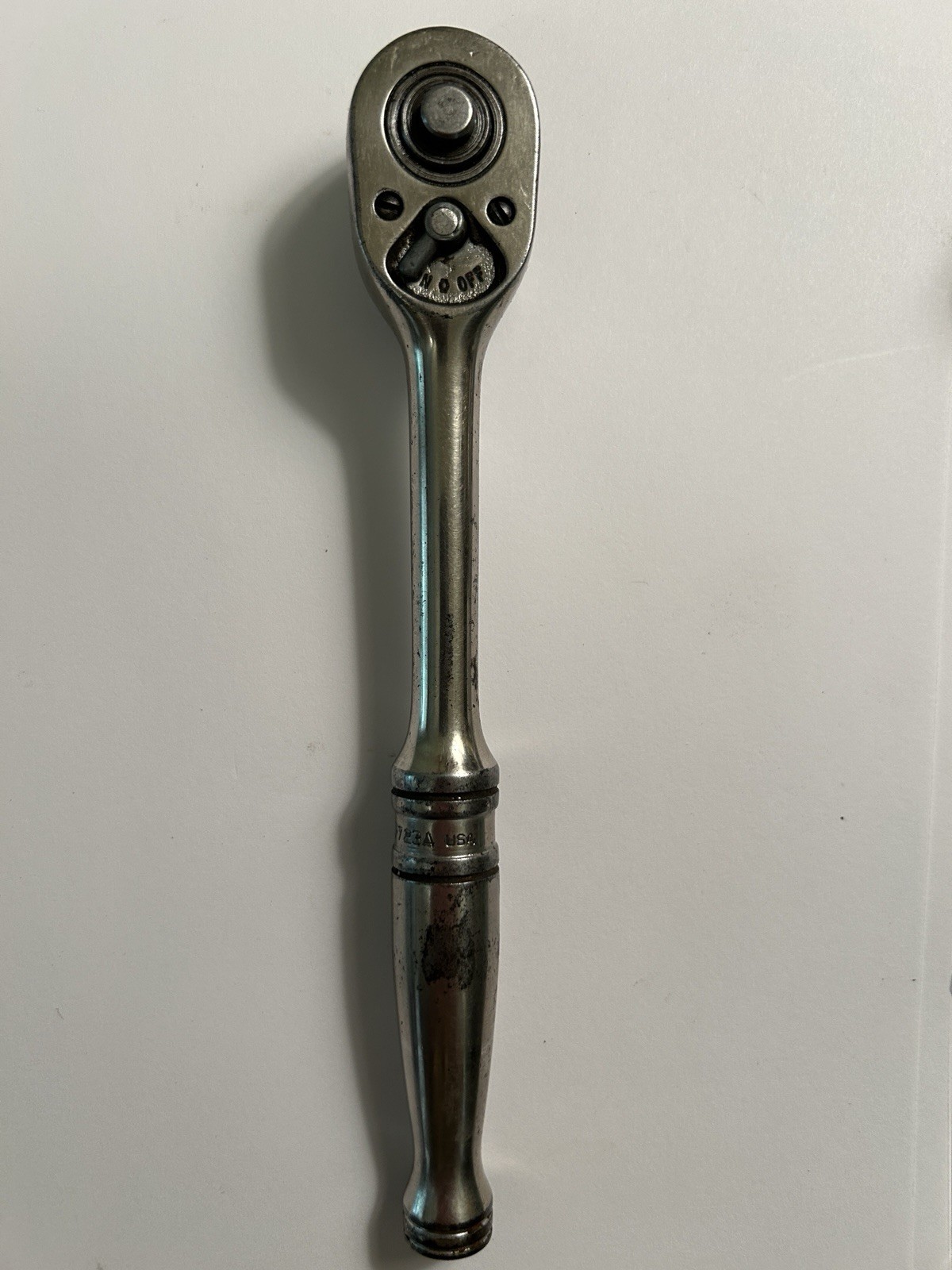 Very Collectible Vintage Snap On 3/8 Ratchet Model F723A Very Smooth Condition
