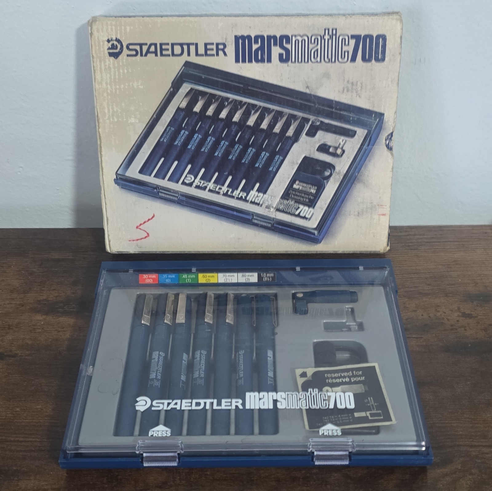 Vintage Staedtler Marsmatic 700 Technical Drafting Pens Set of 7 (Sold As Is) Vintage Staedtler Marsmatic 700 Technical Drafting Pens Set of 7 (Sold As Is)