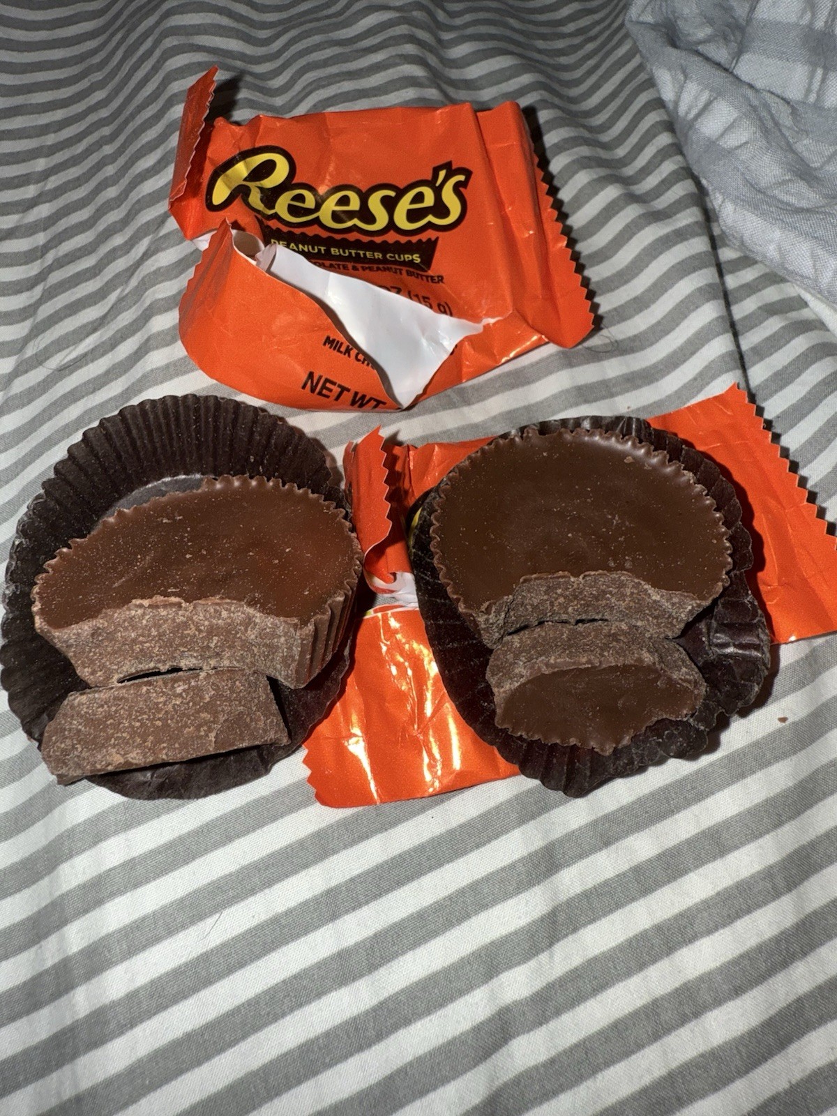Reese’s Factory Error – with ZERO Peanut Butter 
