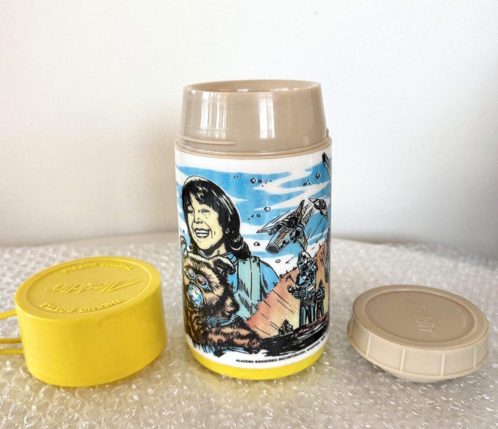 Vintage 1978 BATTLESTAR GALACTICA THERMOS for Lunch Box Lunchbox Bottle With Lid