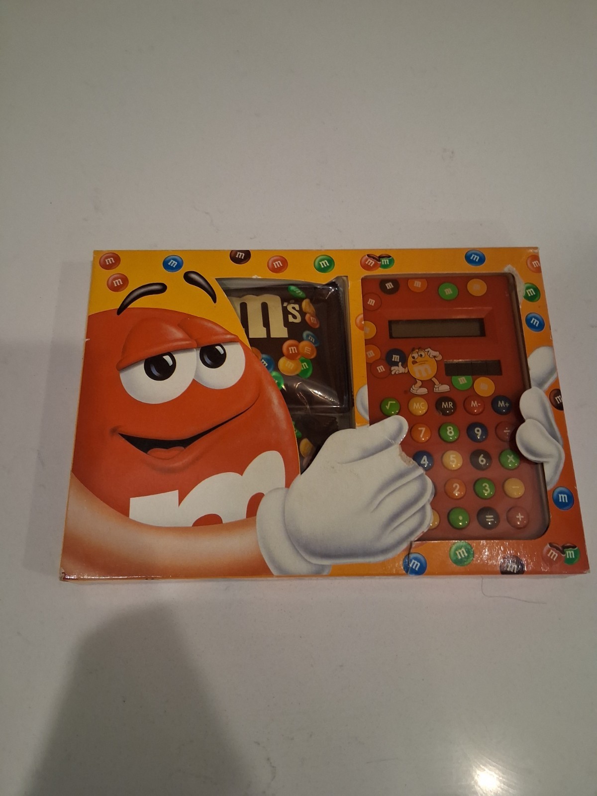 M&M\'s Mars Candy, Red Calculator, 90\'s Vintage NIB