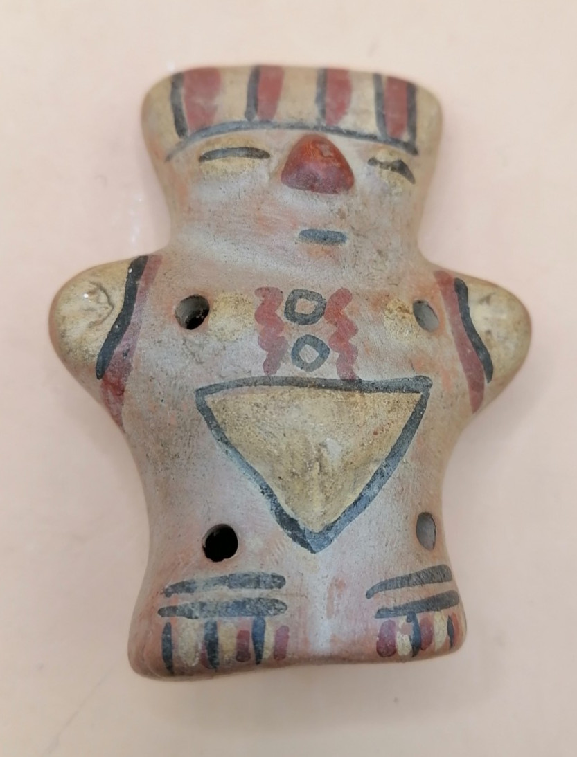 Cuchimilcos Couple, Ceramic, Chancay Culture, Huaral, Handmade Ocarinas