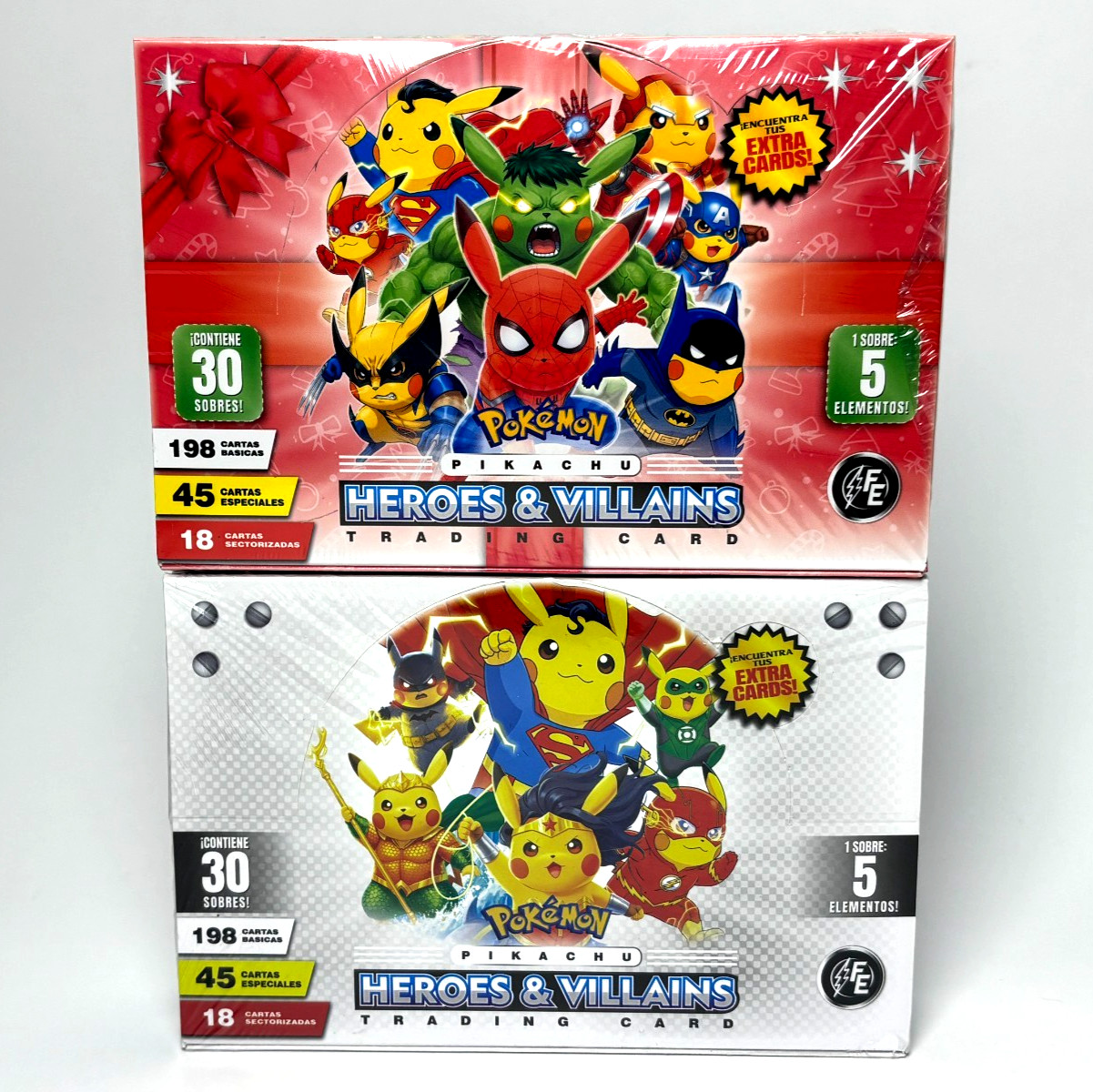 POKEMON PIKACHU COSPLAY HEROES & VILLAINS - 2 BOXES (60 Sealed Packs) Cards 2025