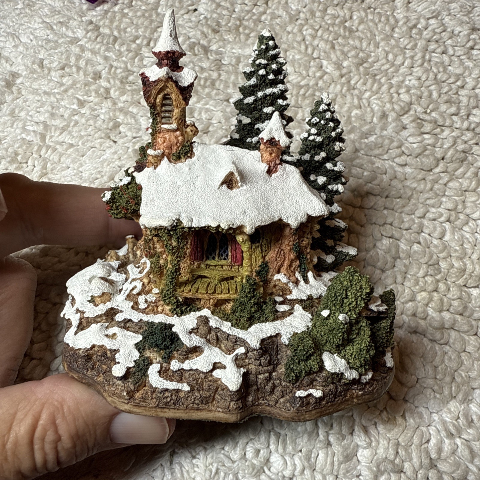 Woodly Wise SNOW CHAPEL John Hines Studio Ted Slack Preowned Woodly Wise SNOW CHAPEL John Hines Studio Ted Slack Preowned