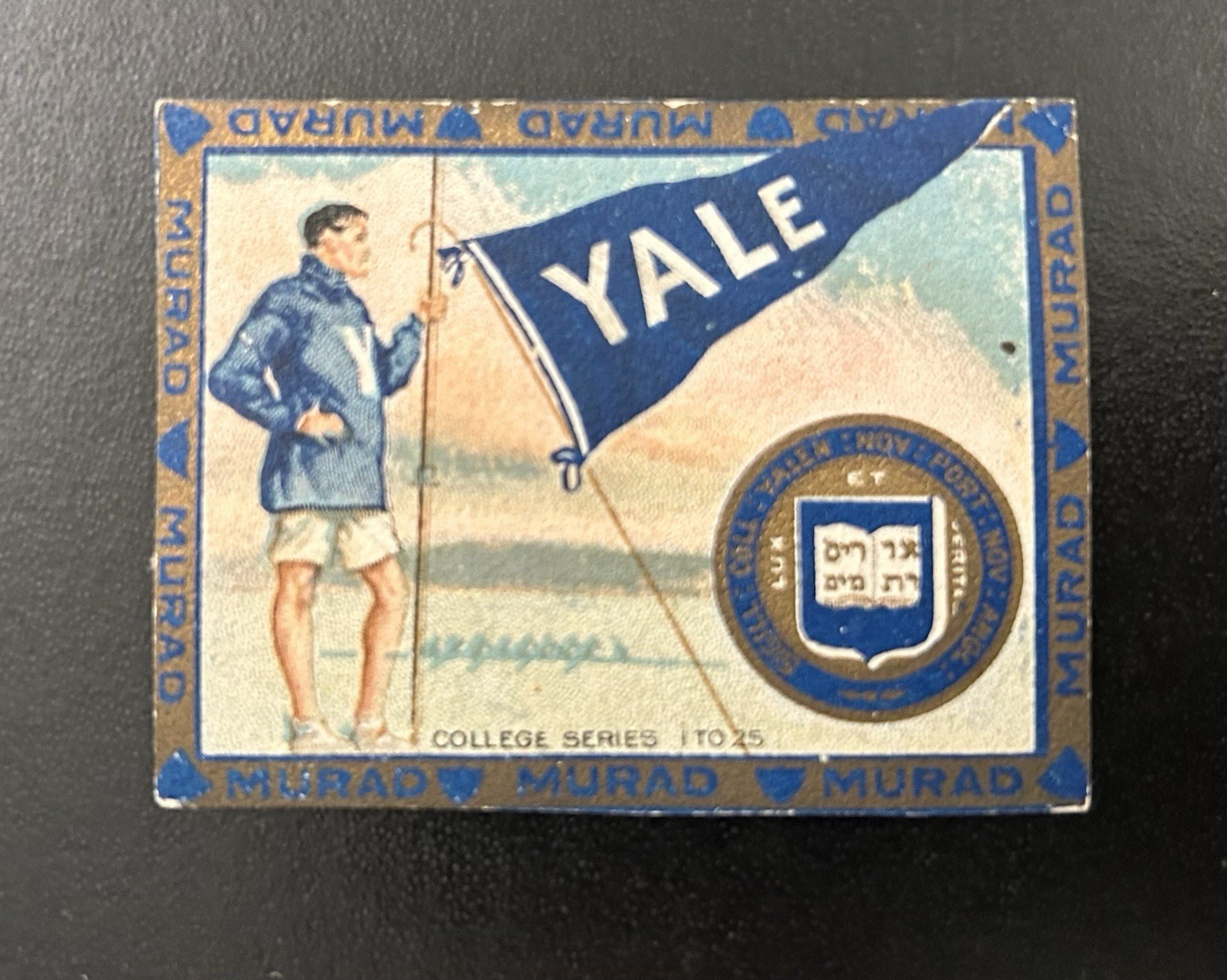 Rare 1910 Yale University Sailing Antique