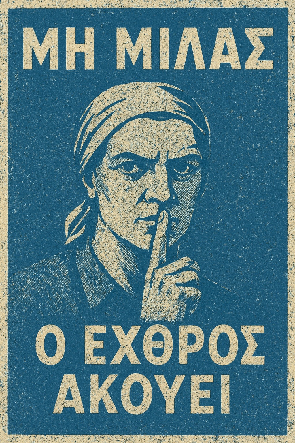 RARE🤯💯 Greek Propaganda Poster c1920s - 24x36