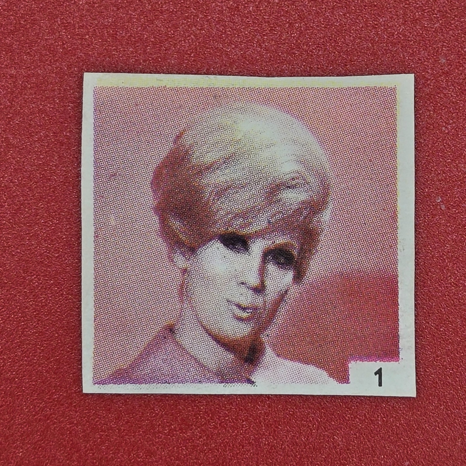 Dusty Springfield 1965 UK Sticker Stamp Card Jimmy Tarbuck\'s