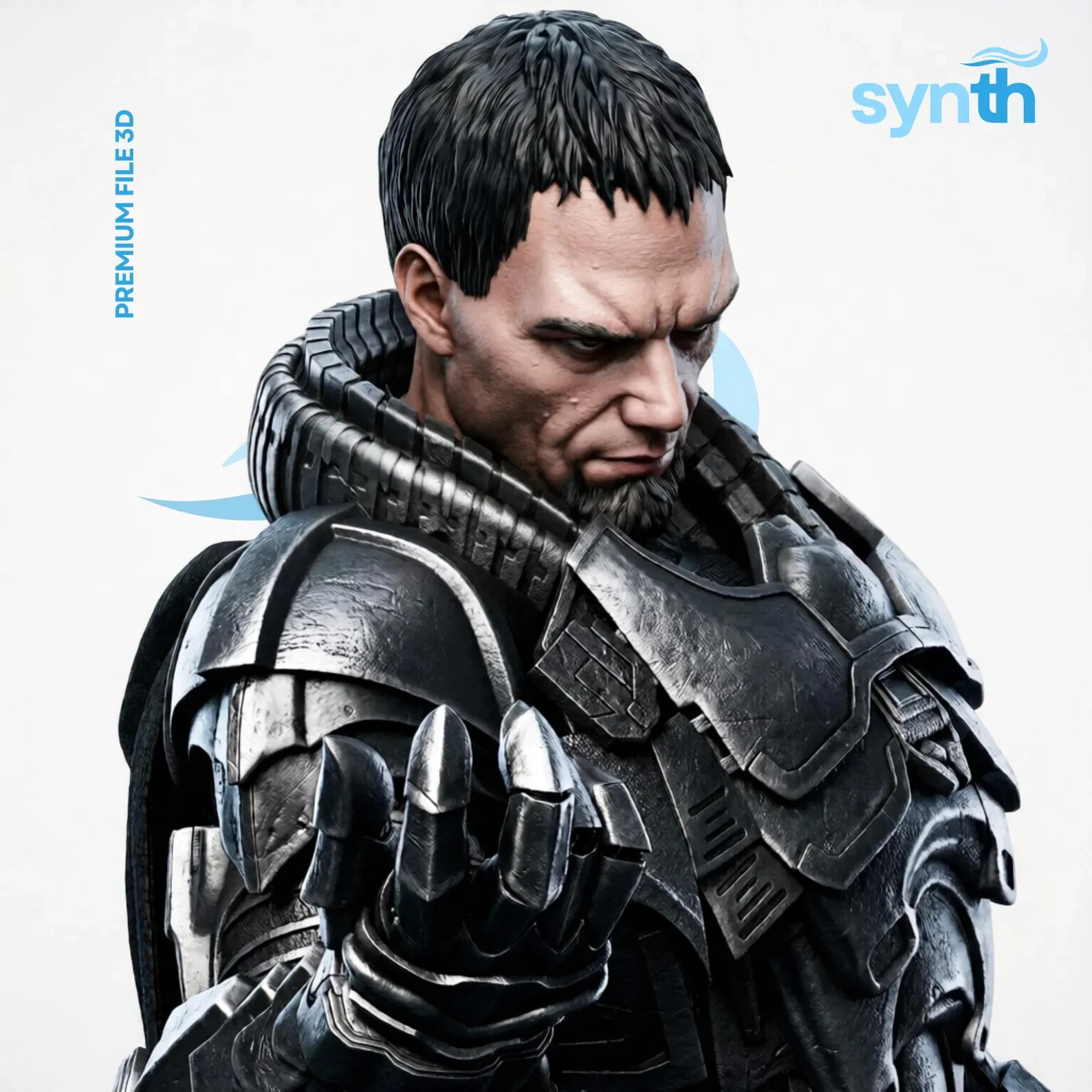 Zod Sculpture Statue Model Kit  DC Unpainted/Unassembled