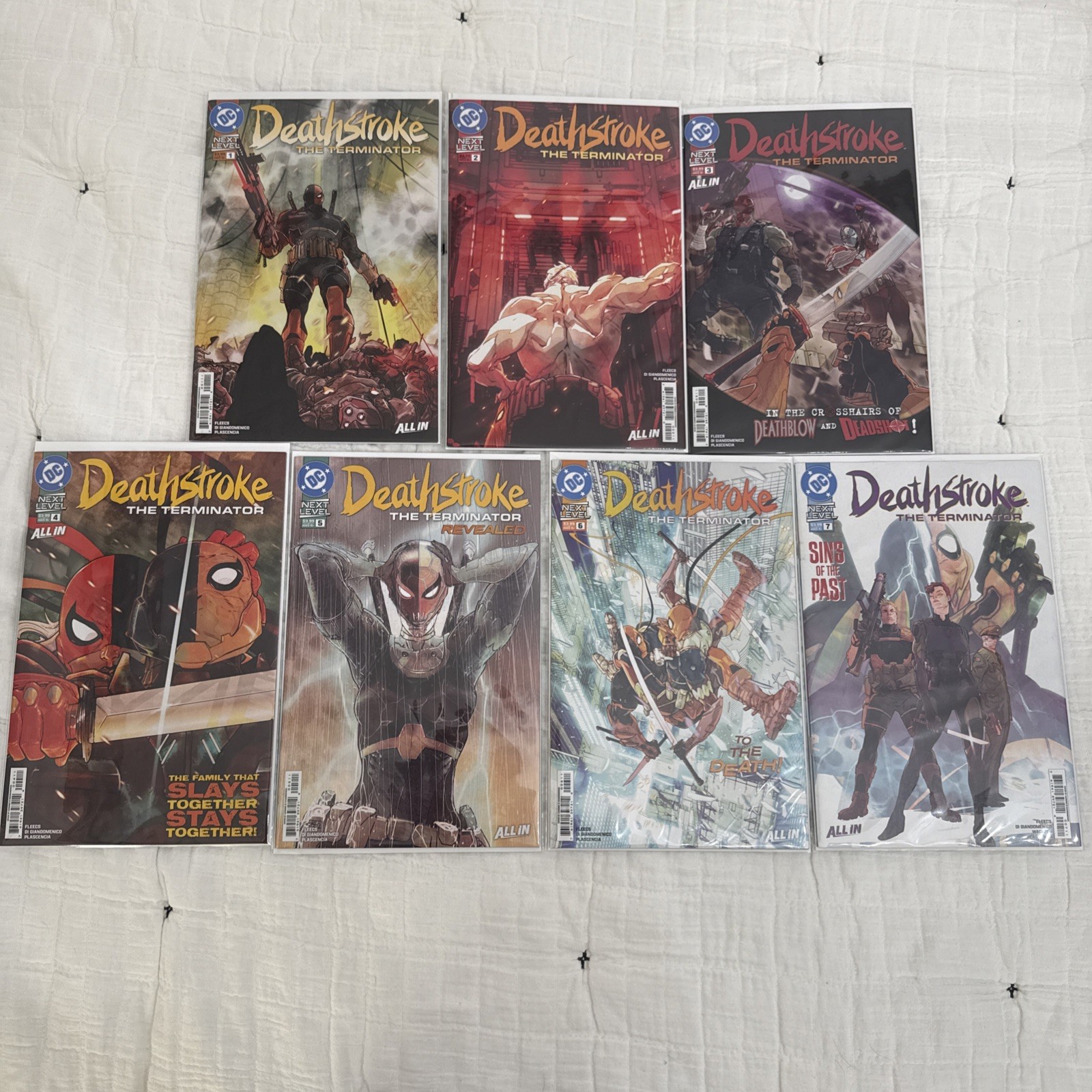 DEATHSTROKE the Terminator #1-7 DC Next Level 1st Prints Cover A