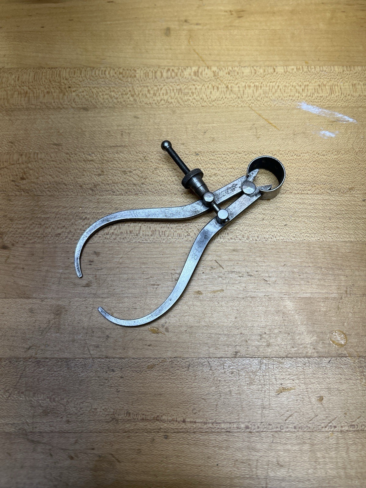The Lufkin Rule Co USA Outside Spring Caliper Machinist Tool #1005 4 Inch