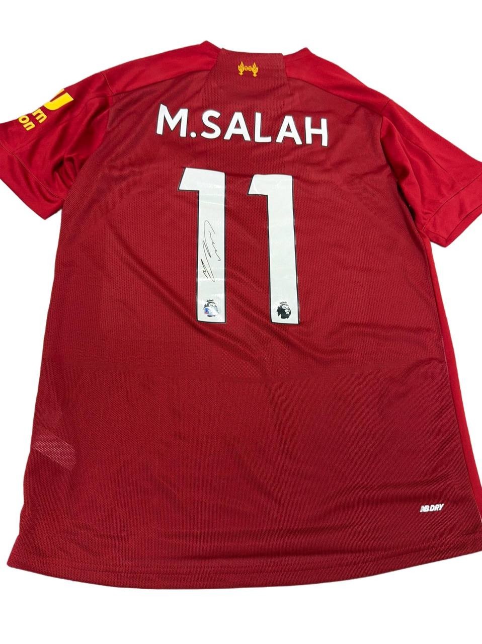 Mohamed Salah Signed Liverpool FC Jersey Autographed Beckett COA