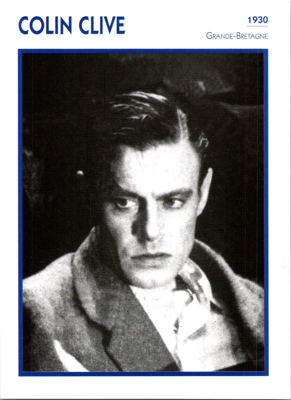 HOLYWOOD CINEMA STAR  PHOTO PRINT   COLIN CLIVE
