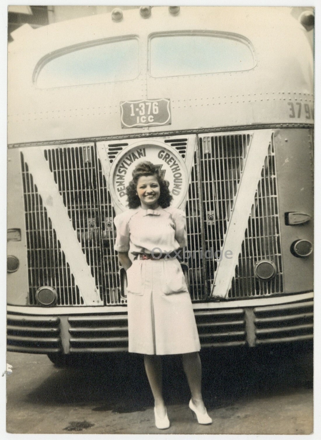 Greyhound Bus Company Pennsylvania 1930 Photo Cruiser Coach ICC Vintage J13323