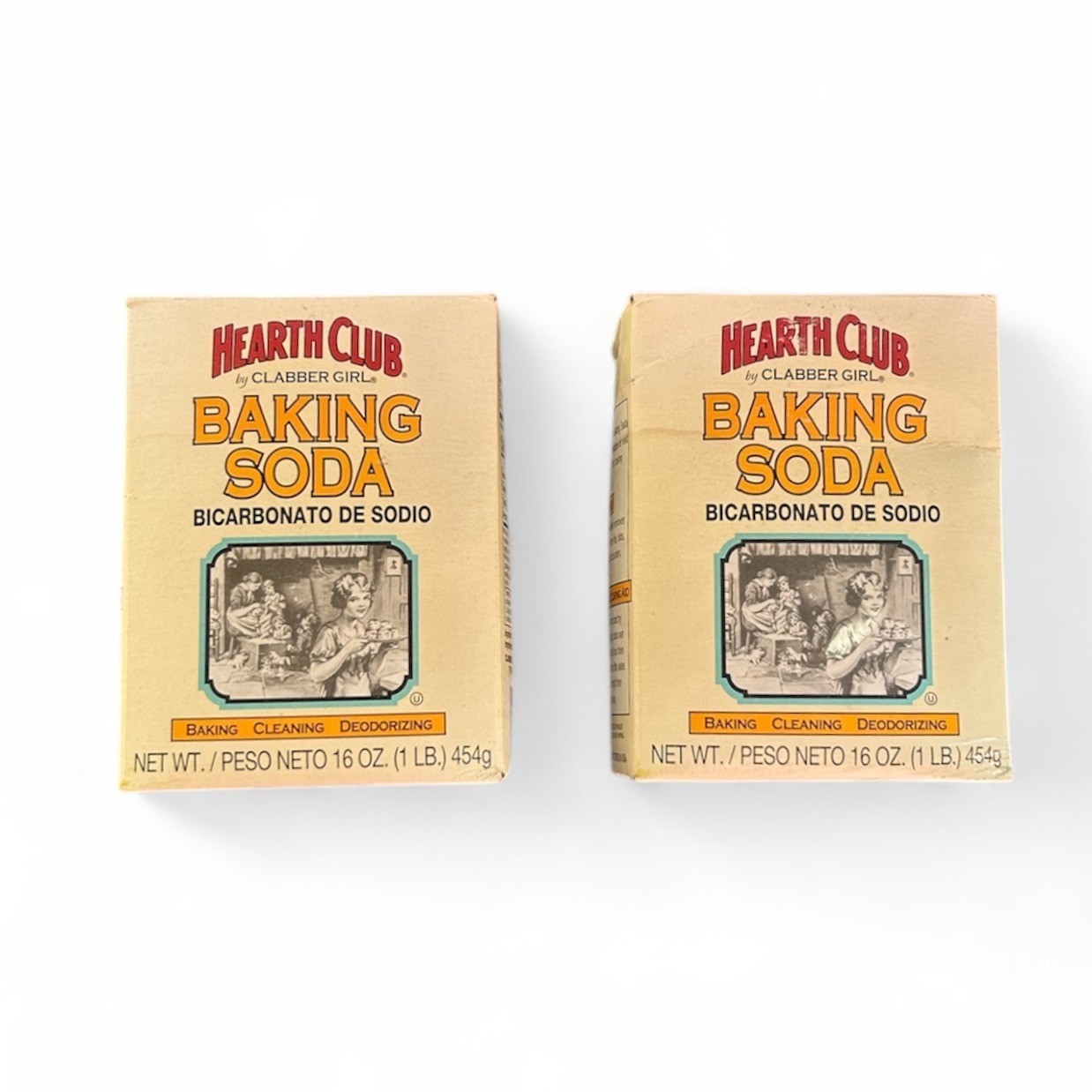 Vintage Hearth Club Clabber Girl Baking Soda Boxes Sealed 2019 Retro Kitchen Set