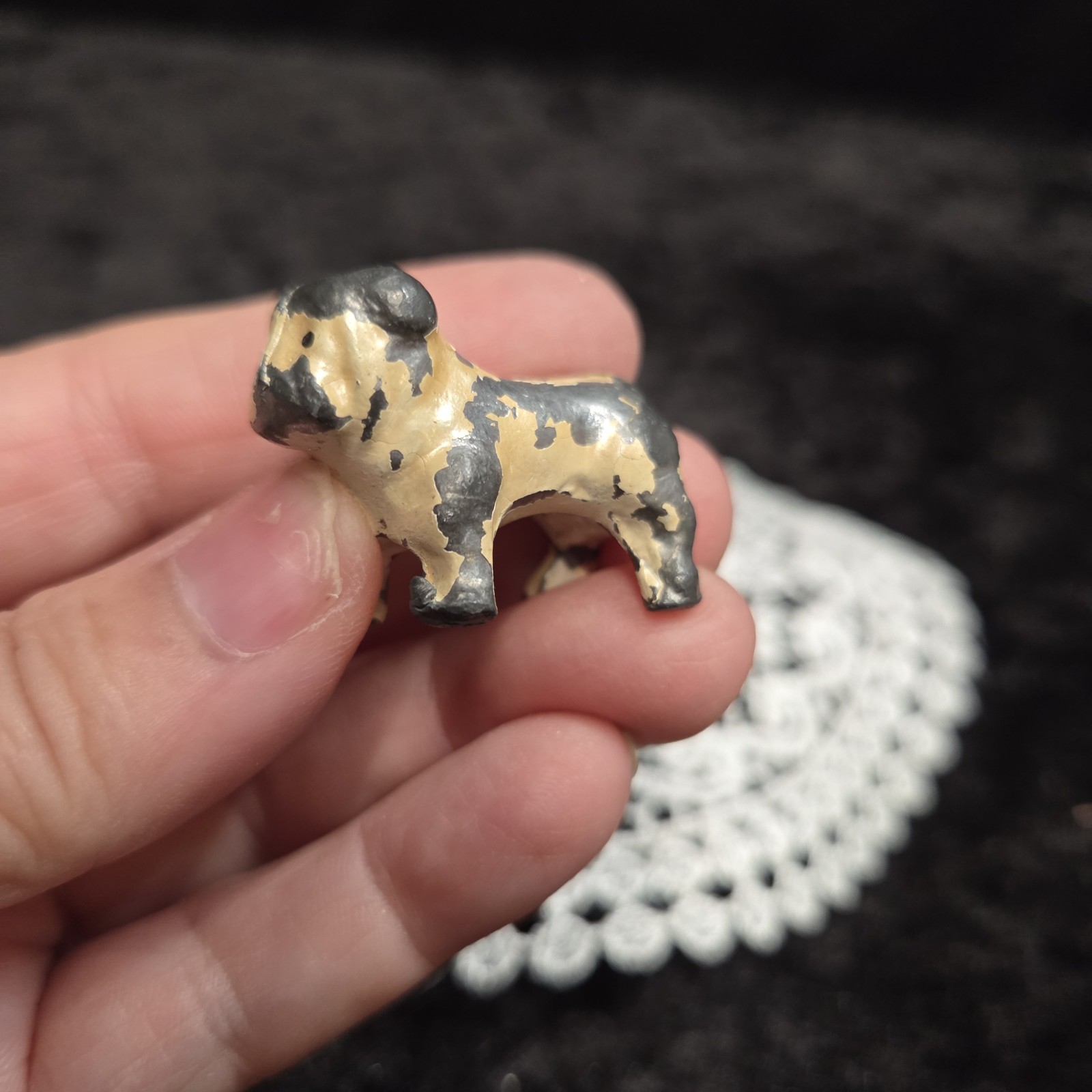 Antique 1930s Miniature Cast Iron Bulldog