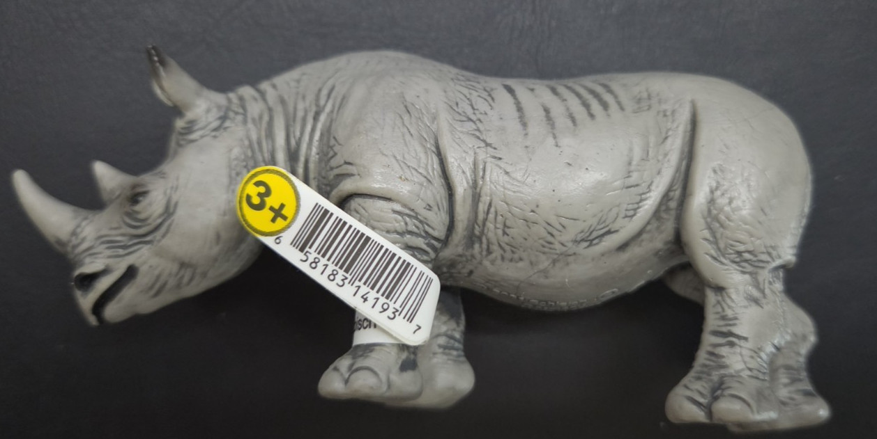 Schleich 14193 African Black Rhinoceros – Retired Wild Life – New With Tag