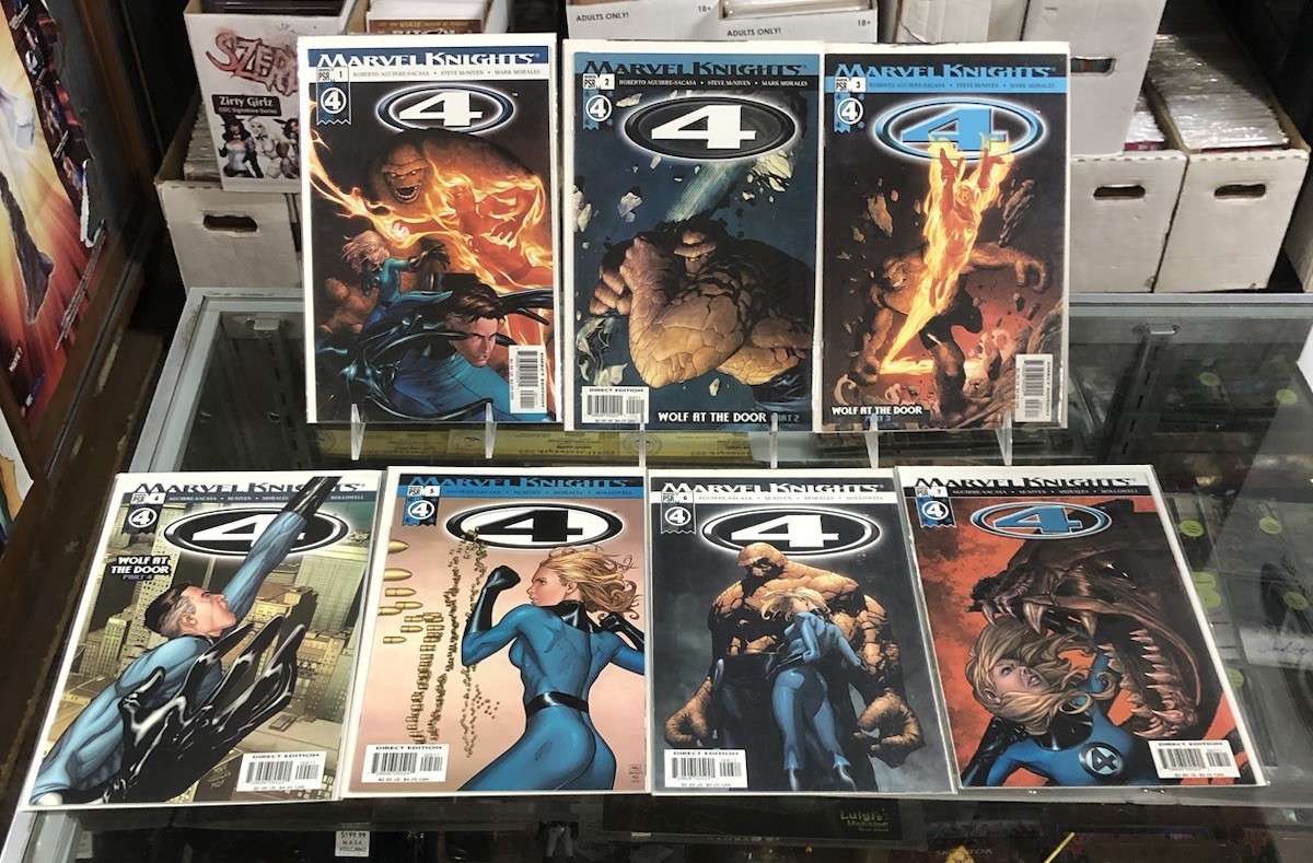 MARVEL KNIGHTS FOUR # 1 - 7 FIRST TWO  COMPLETE STORY ARCS 